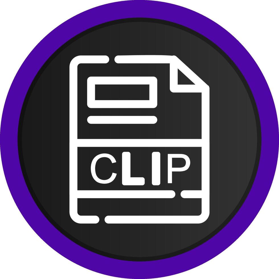 CLIP Creative Icon Design vector