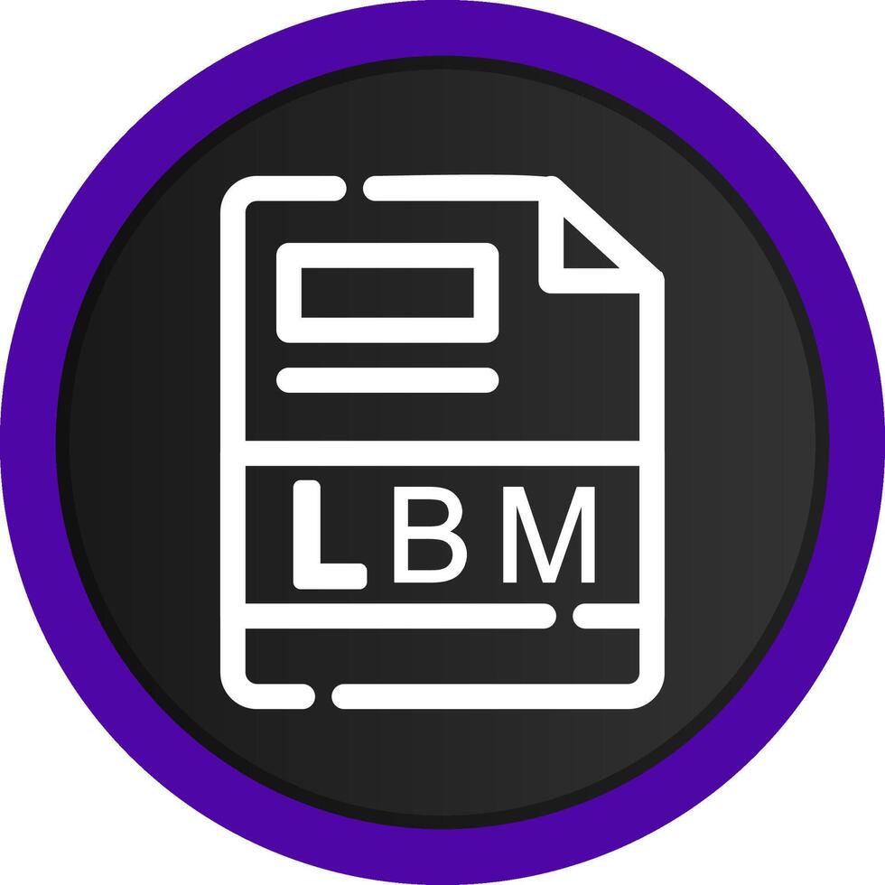LBM Creative Icon Design vector