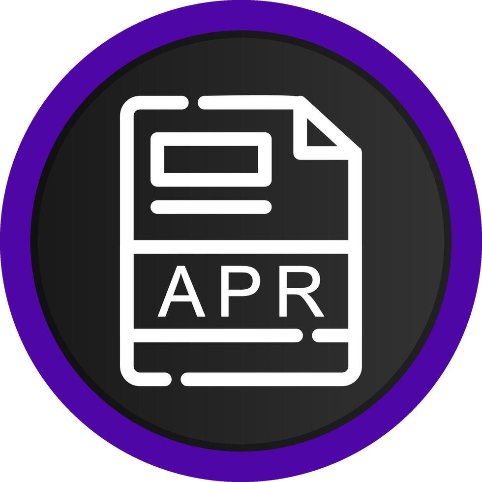 APR Creative Icon Design vector