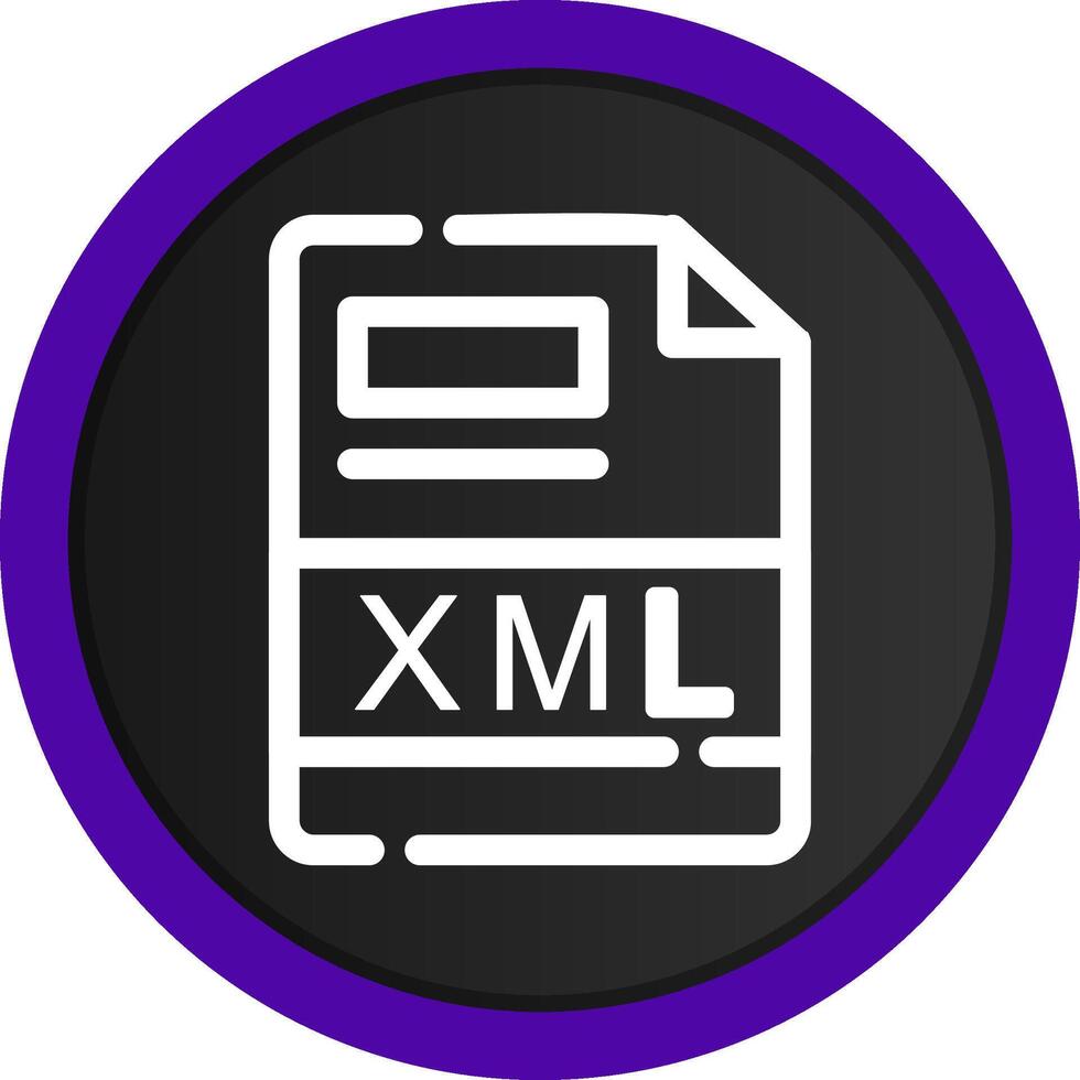 XML Creative Icon Design vector