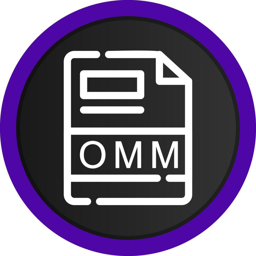 OMM Creative Icon Design vector