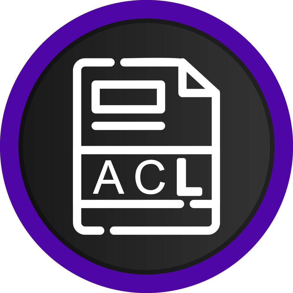 ACL Creative Icon Design vector