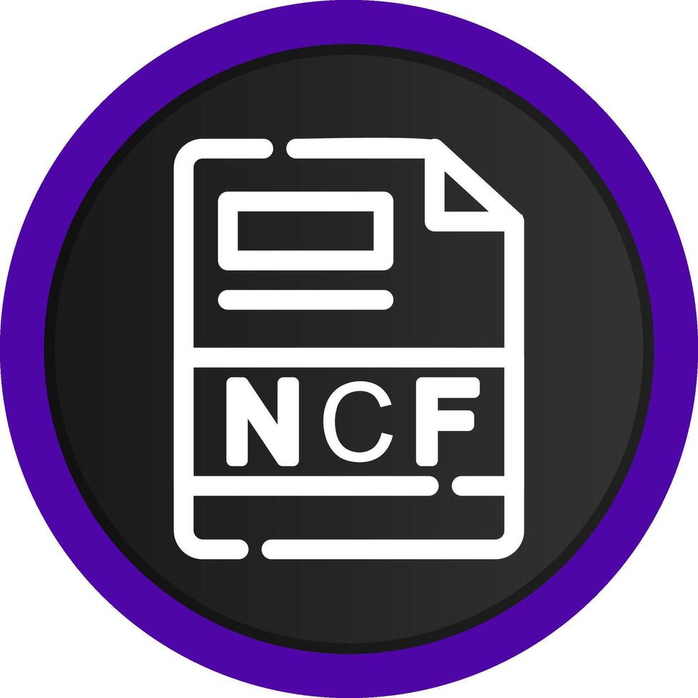 NCF Creative Icon Design vector