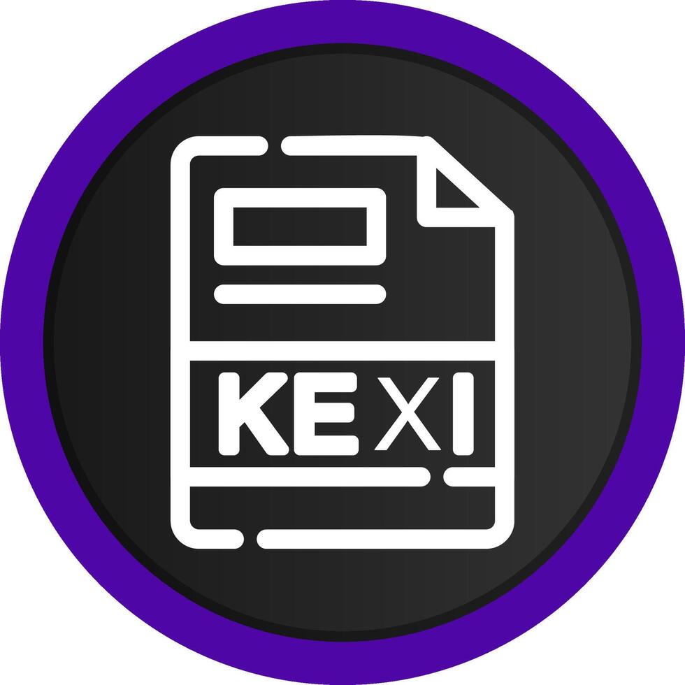 KEXI Creative Icon Design vector