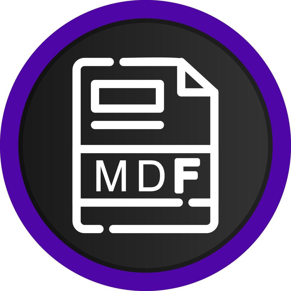 mdf creativo icono diseño vector