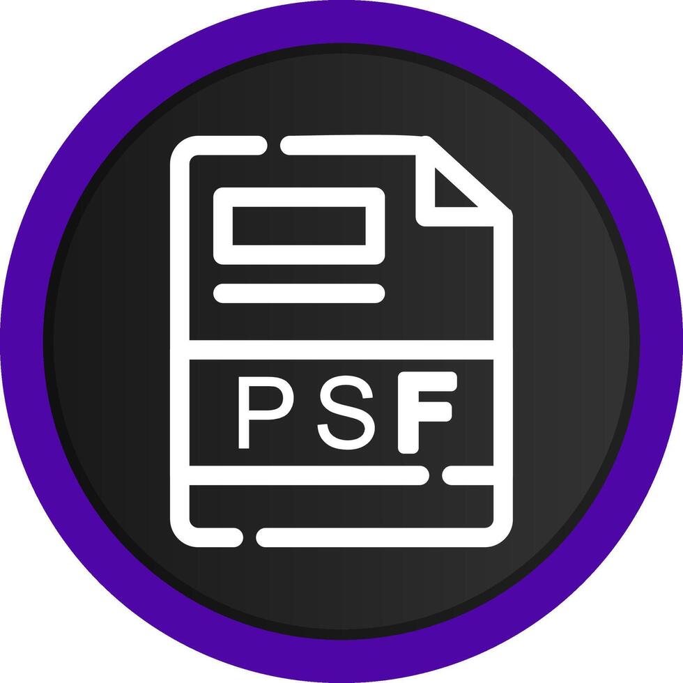 PSF Creative Icon Design vector