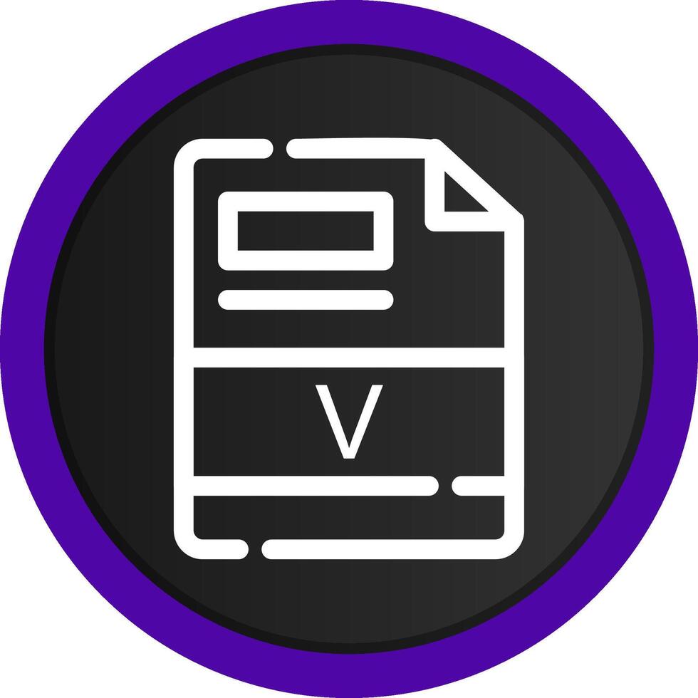 V Creative Icon Design vector