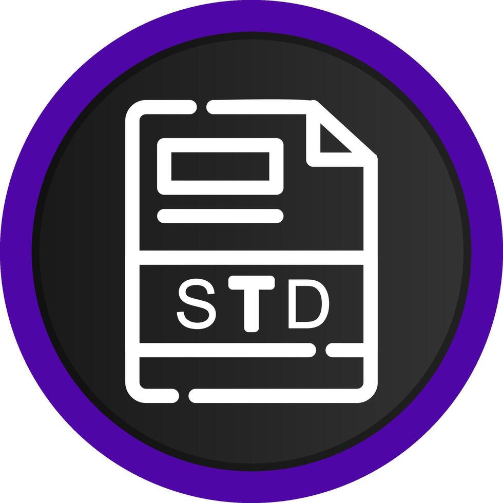 STD Creative Icon Design vector