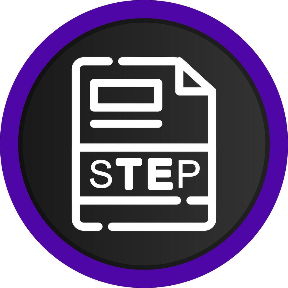 STEP Creative Icon Design vector