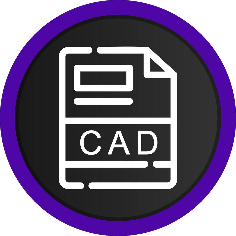 CAD Creative Icon Design vector
