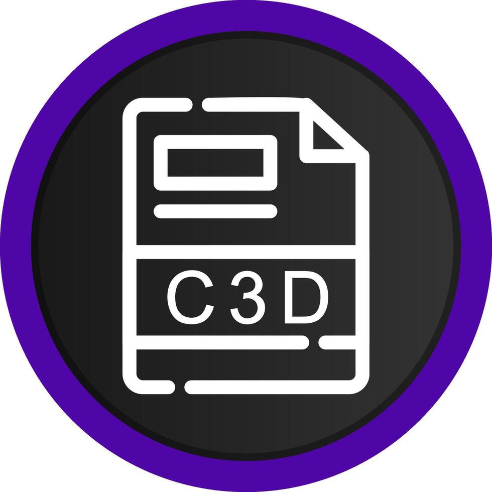 c3d creativo icono diseño vector