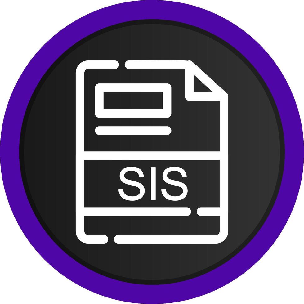 SIS Creative Icon Design vector