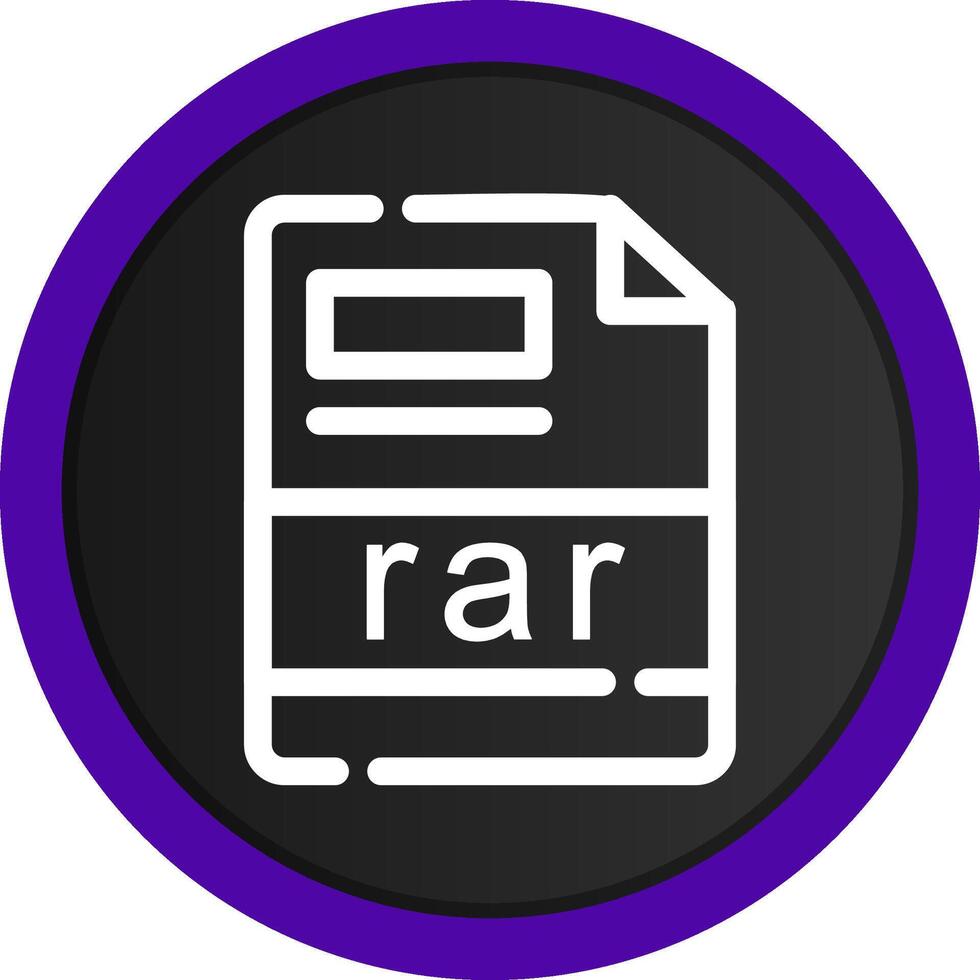 rar Creative Icon Design vector