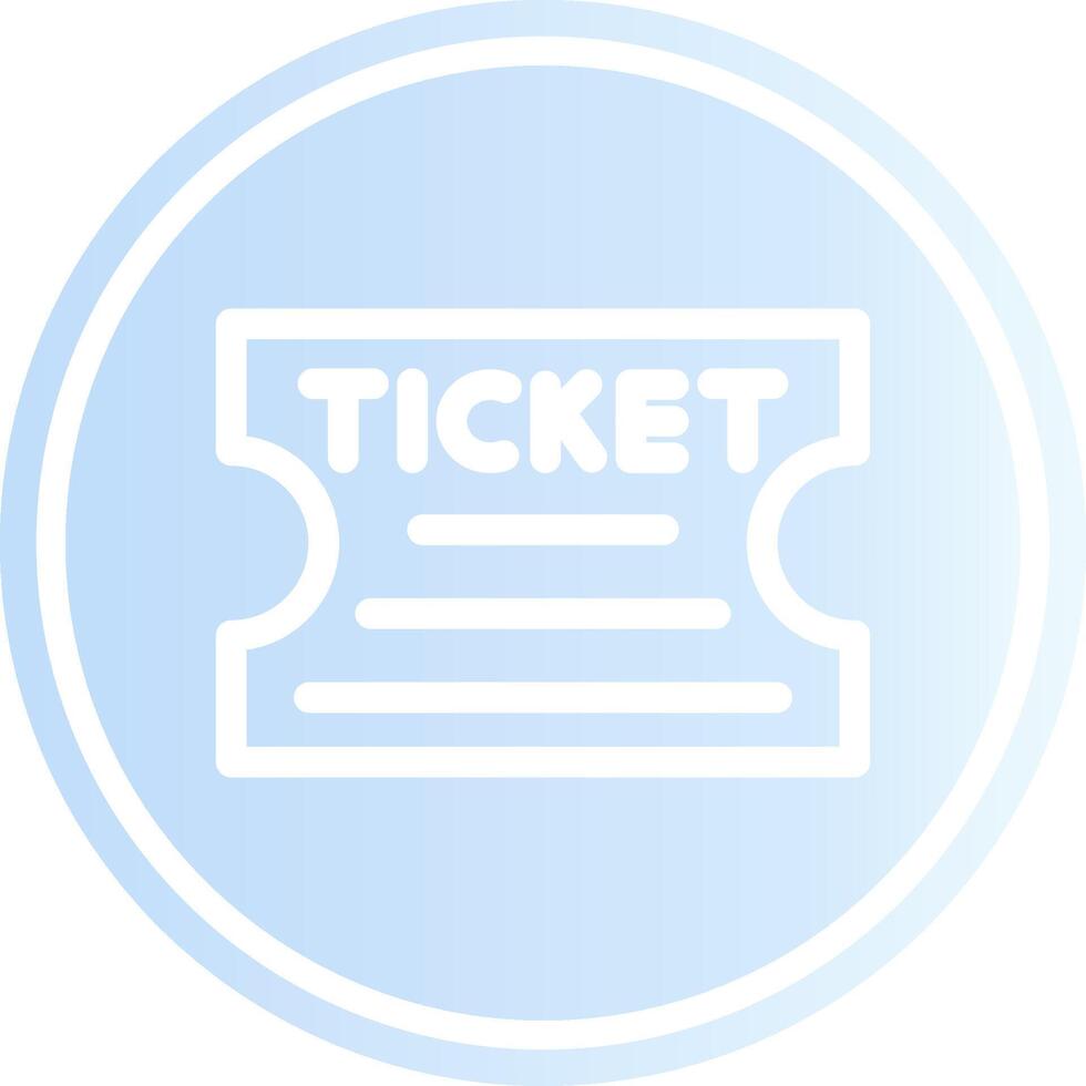 Ticket Creative Icon Design vector