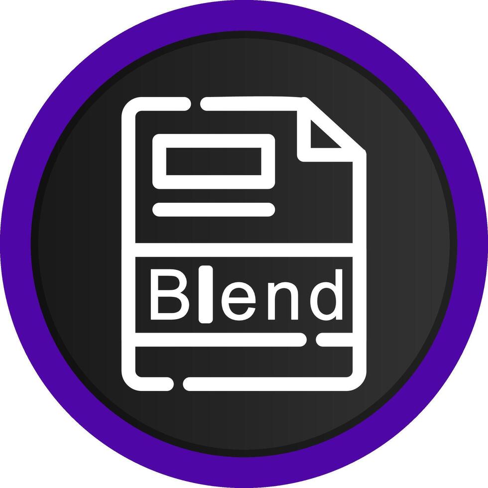 Blend Creative Icon Design vector