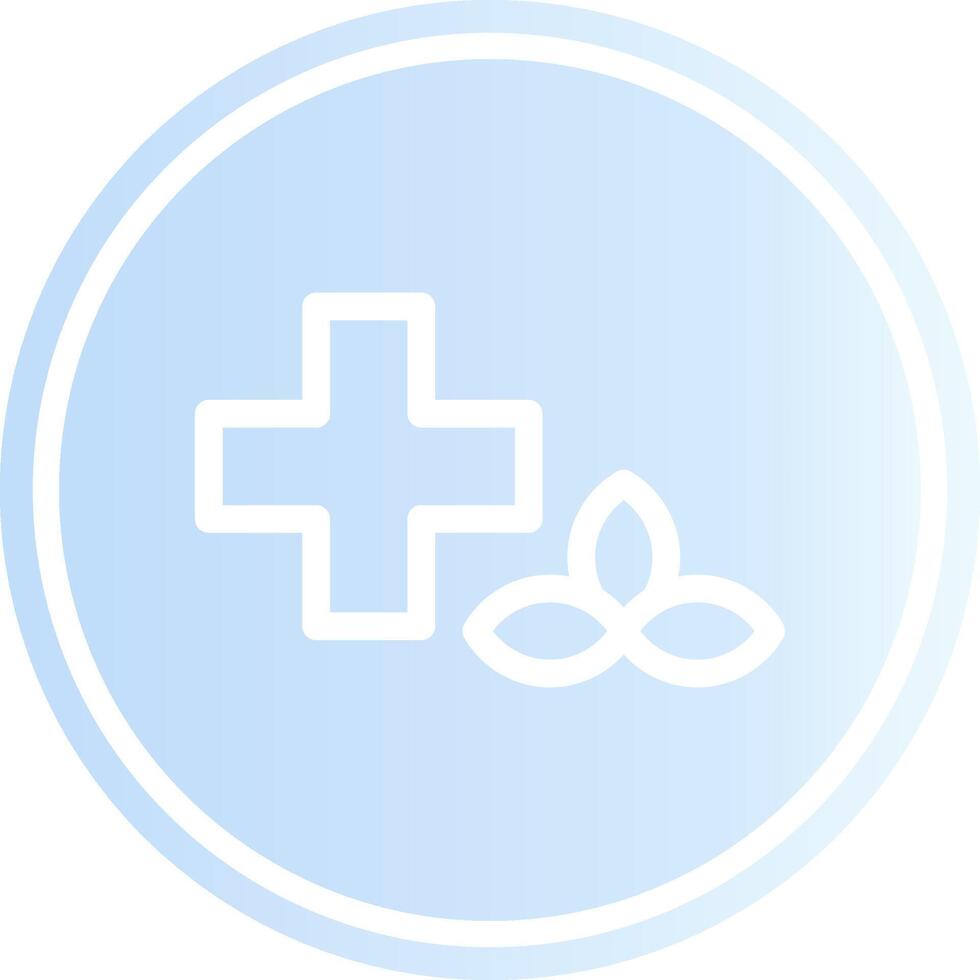 Herbal Treatment Creative Icon Design vector