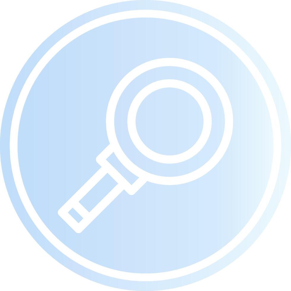 Magnifying Creative Icon Design vector