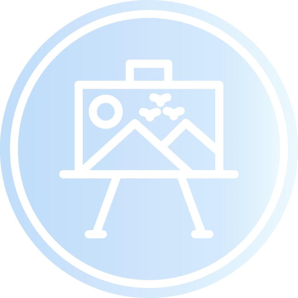 Paint Canvas Creative Icon Design vector