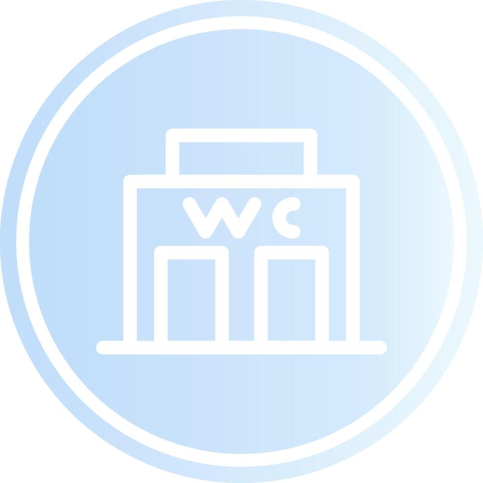 Public Toilet Creative Icon Design vector