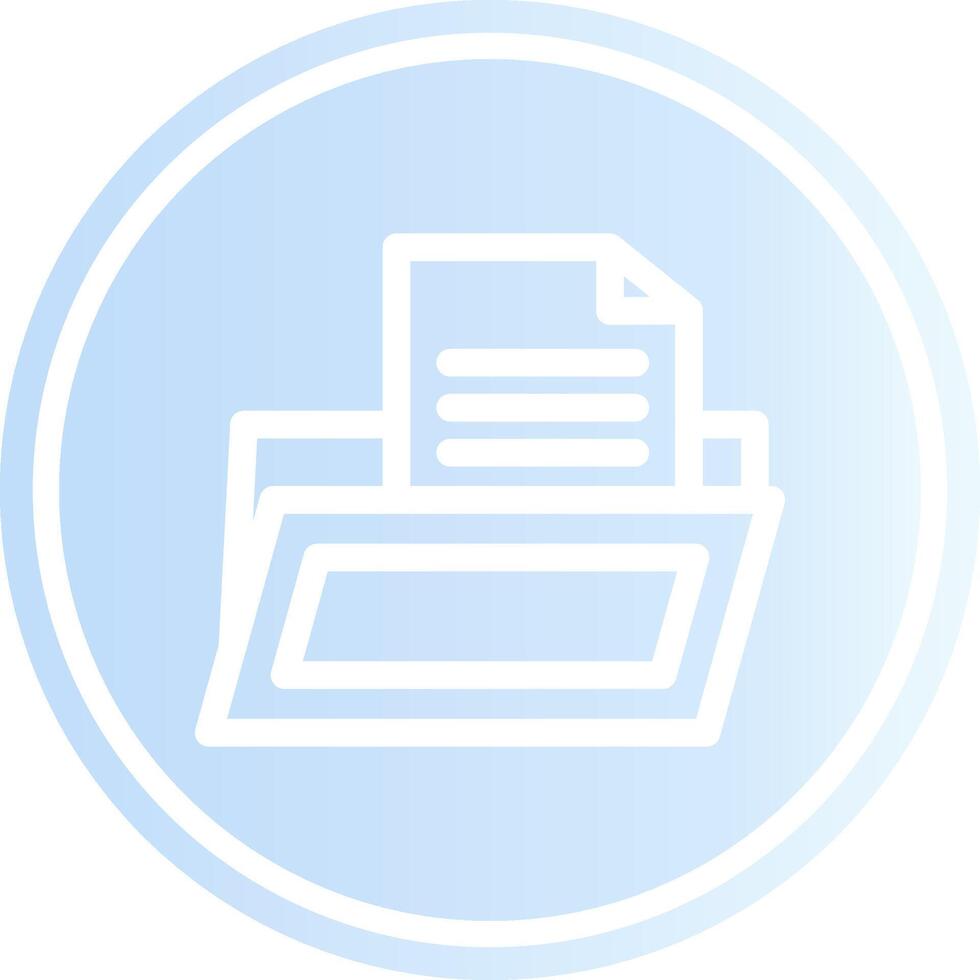 Folder Creative Icon Design vector