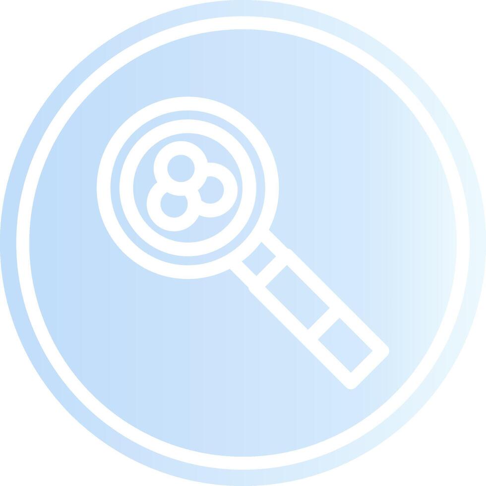 Magnifying Glass Creative Icon Design vector