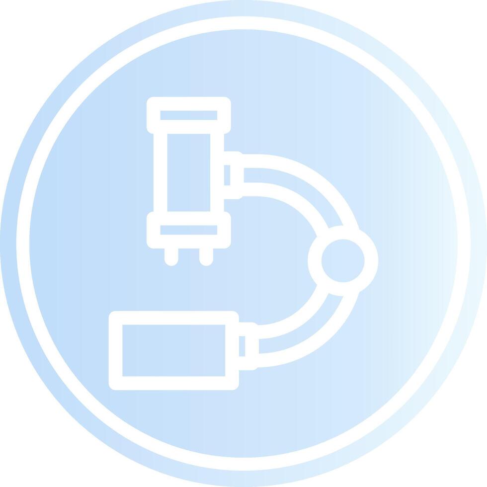 Microscope Creative Icon Design vector