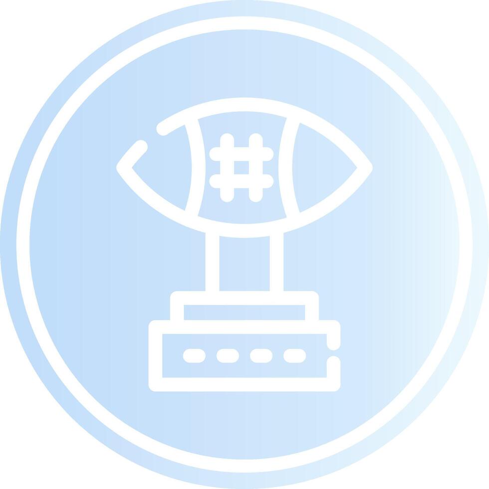 Trophy Creative Icon Design vector