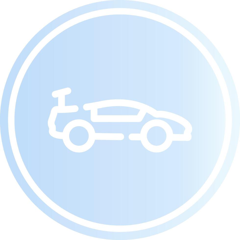 Super Car Creative Icon Design vector