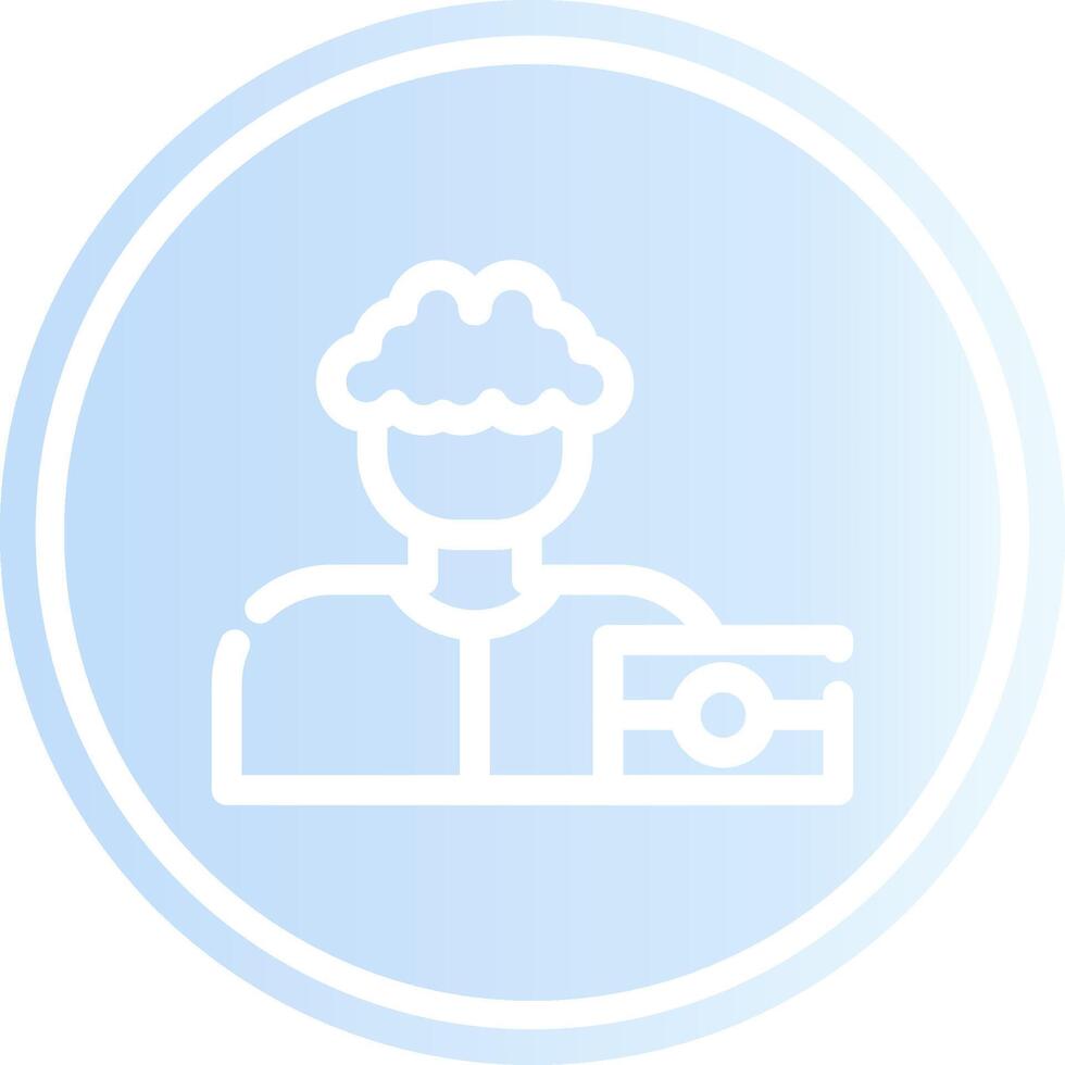 diseño de icono creativo de fotógrafo vector