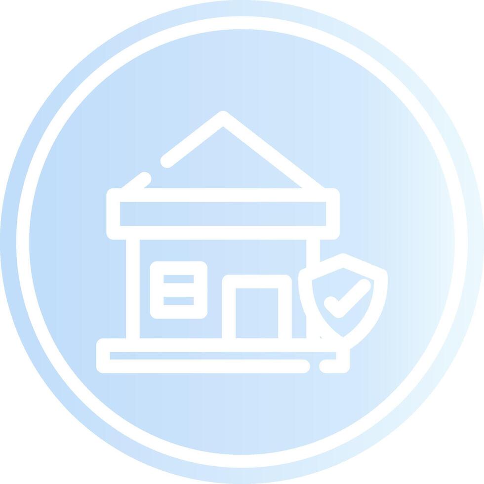 Home Insurance Creative Icon Design vector