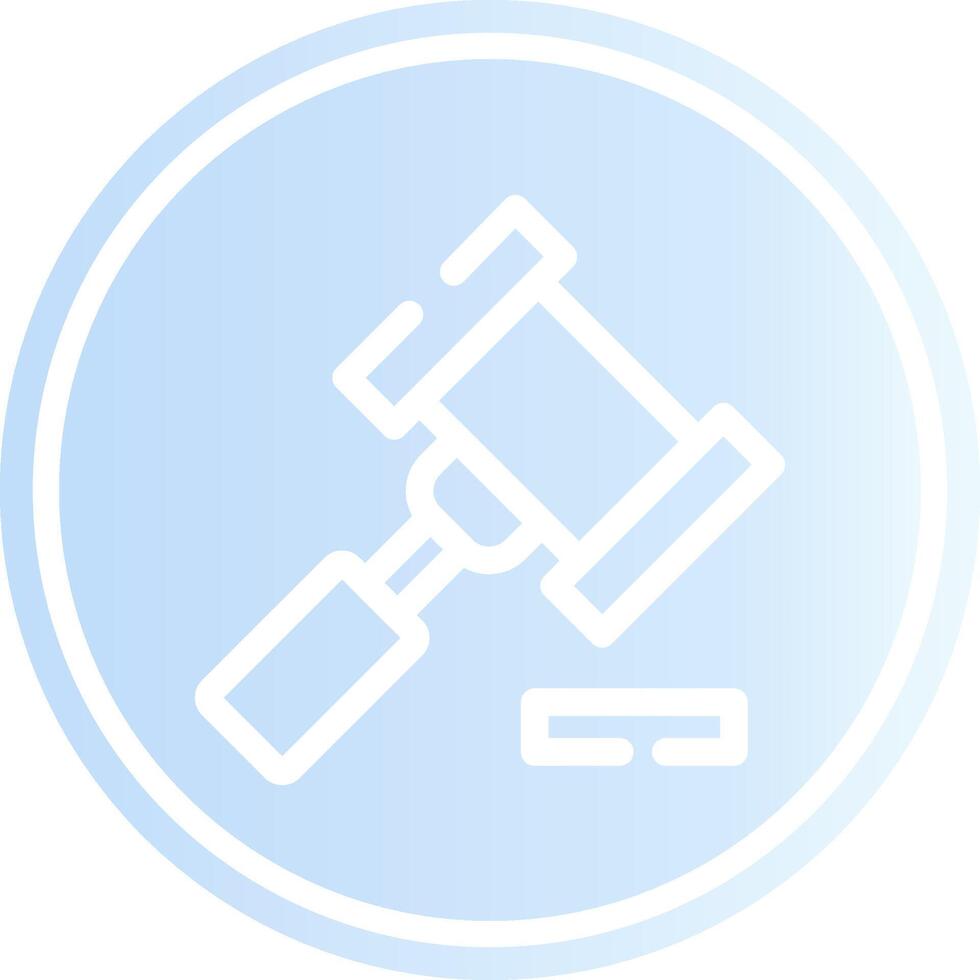 Gavel Creative Icon Design vector