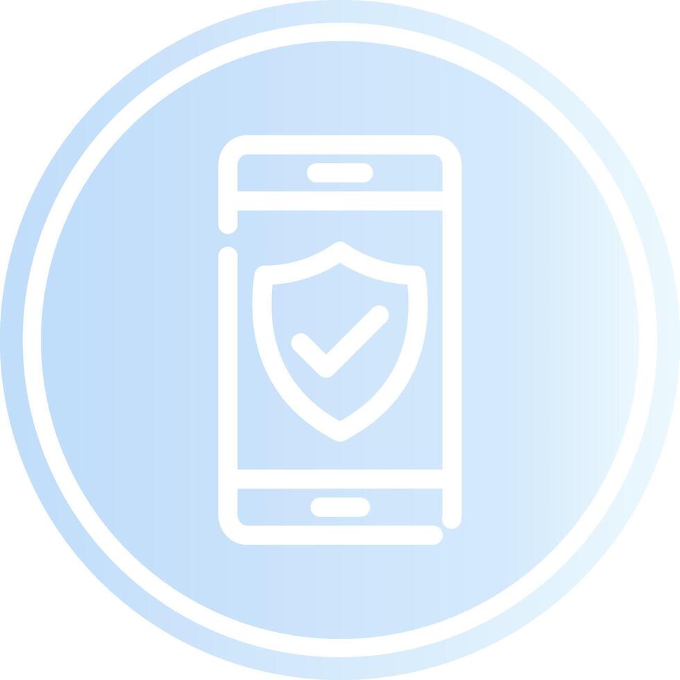 Phone Insurance Creative Icon Design vector