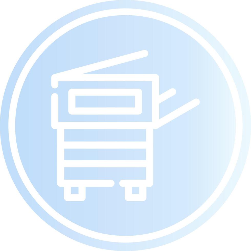 Copy Machine Creative Icon Design vector