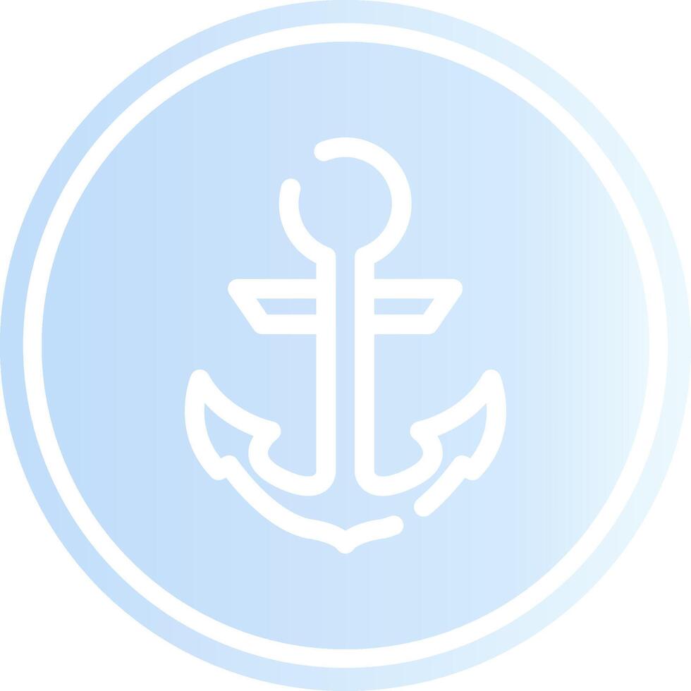 Anchor Creative Icon Design vector