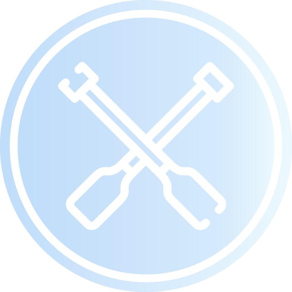 Rowing Creative Icon Design vector