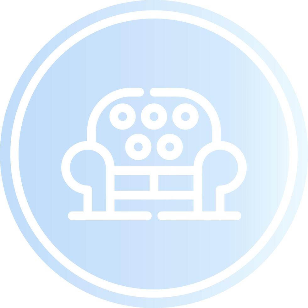 Sofa Creative Icon Design vector