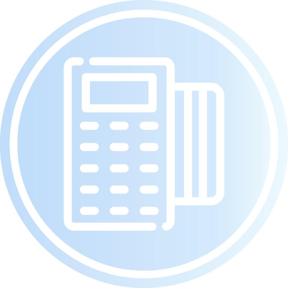 Pos Terminal Creative Icon Design vector