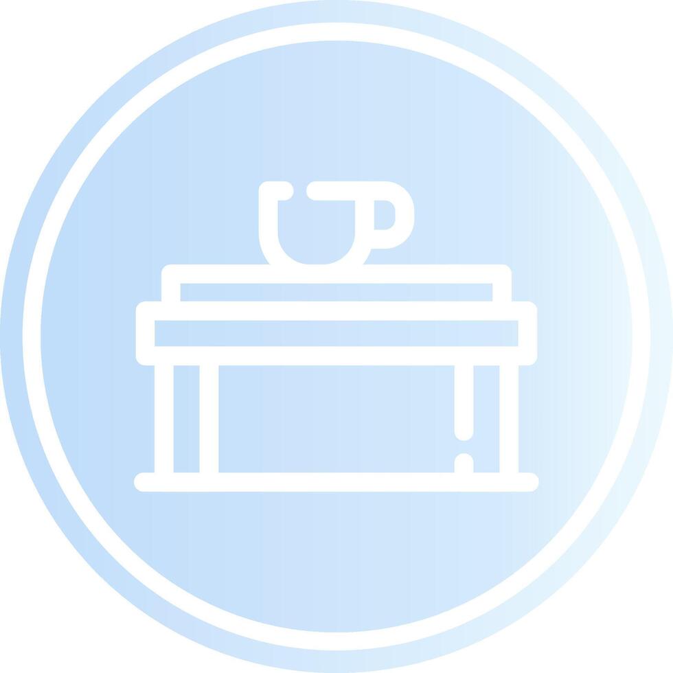 Coffee Table Creative Icon Design vector