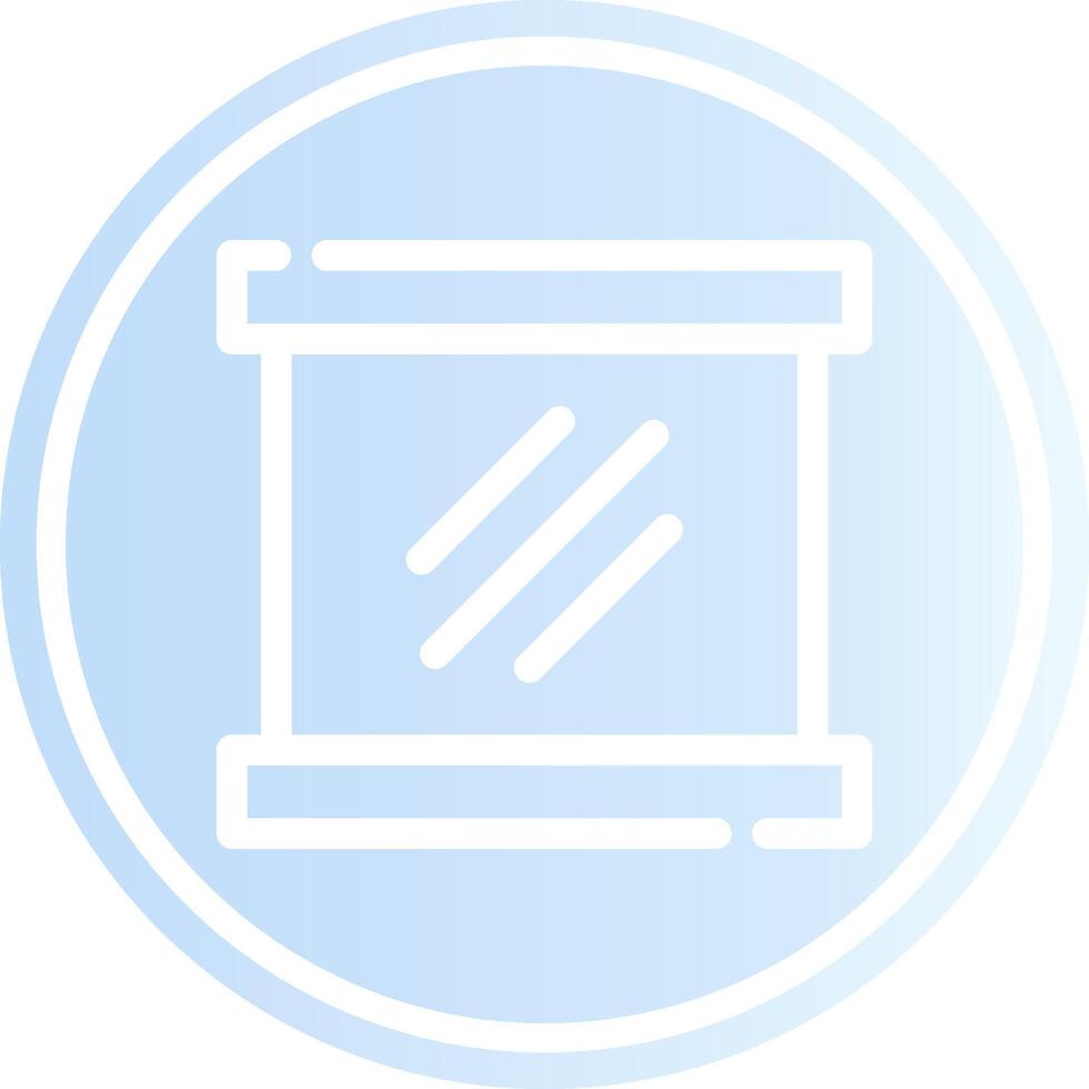 Mirror Creative Icon Design vector
