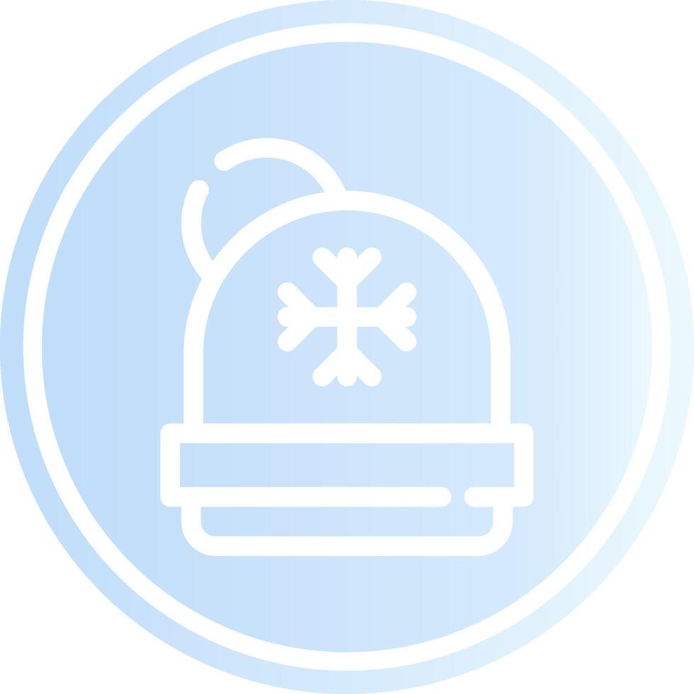 diseño de icono creativo de gorro vector