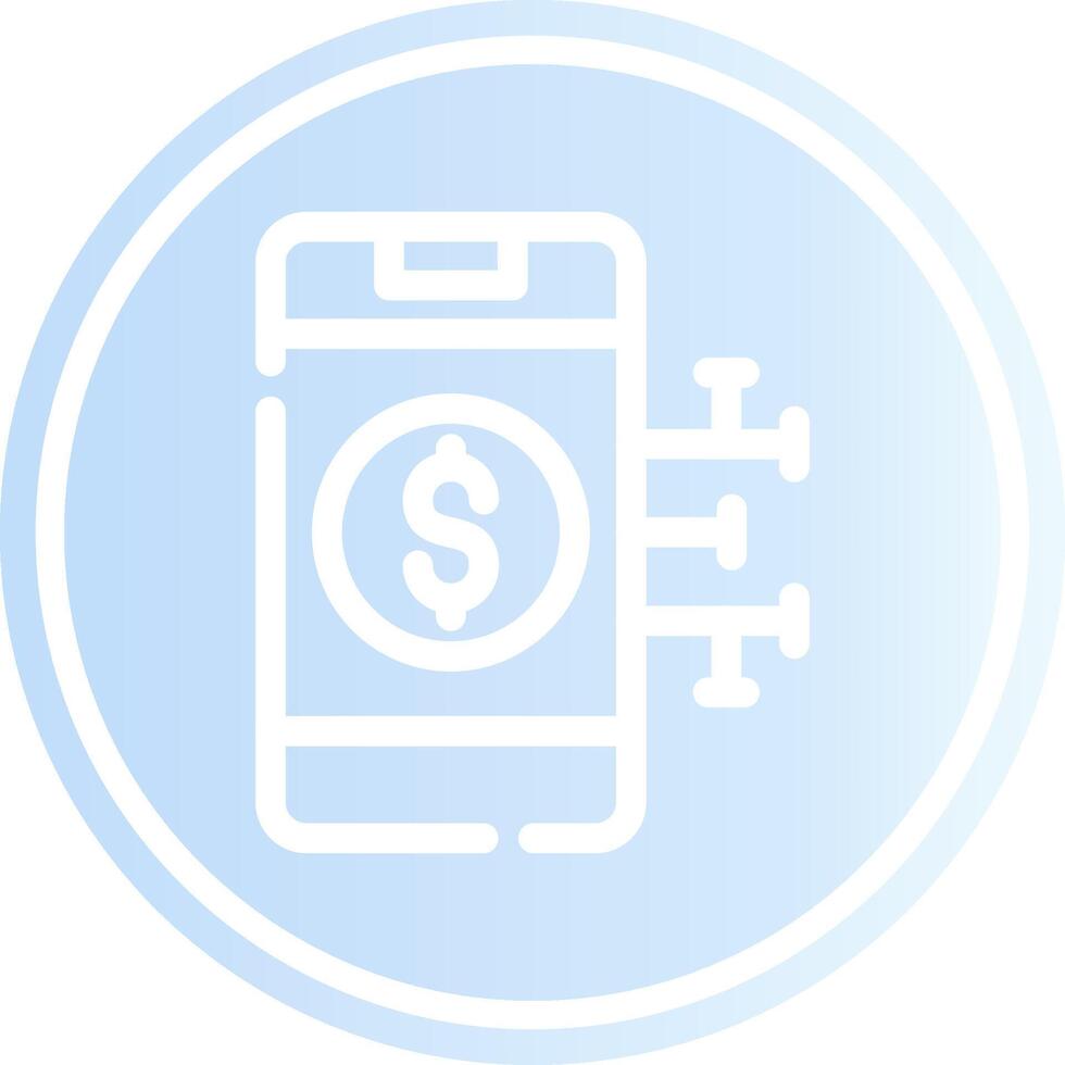 Digital Money Creative Icon Design vector