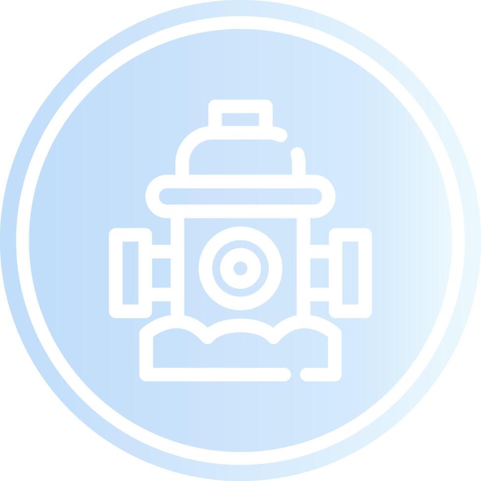 Fire Hydrant Creative Icon Design vector