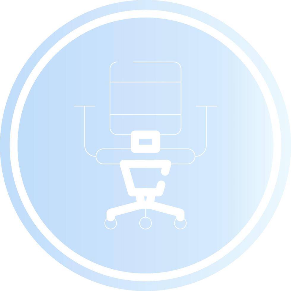 Office Chair Creative Icon Design vector