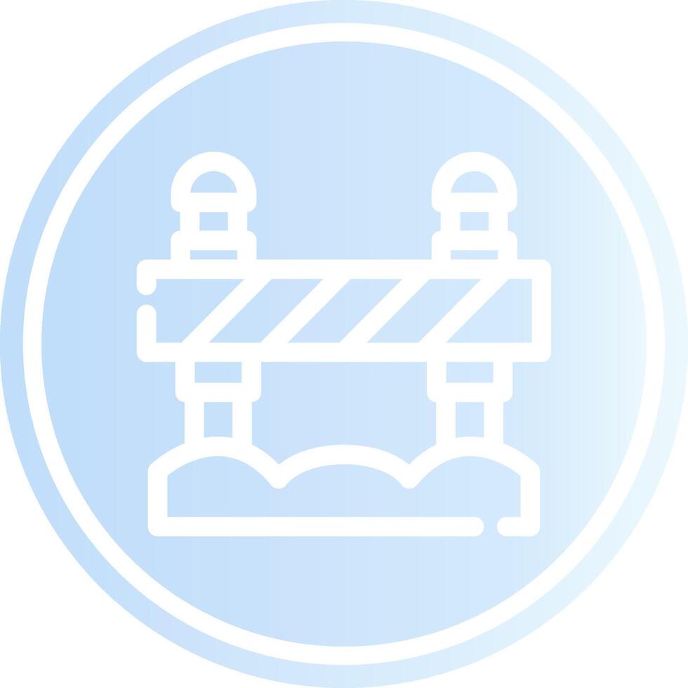 Road Block Creative Icon Design vector
