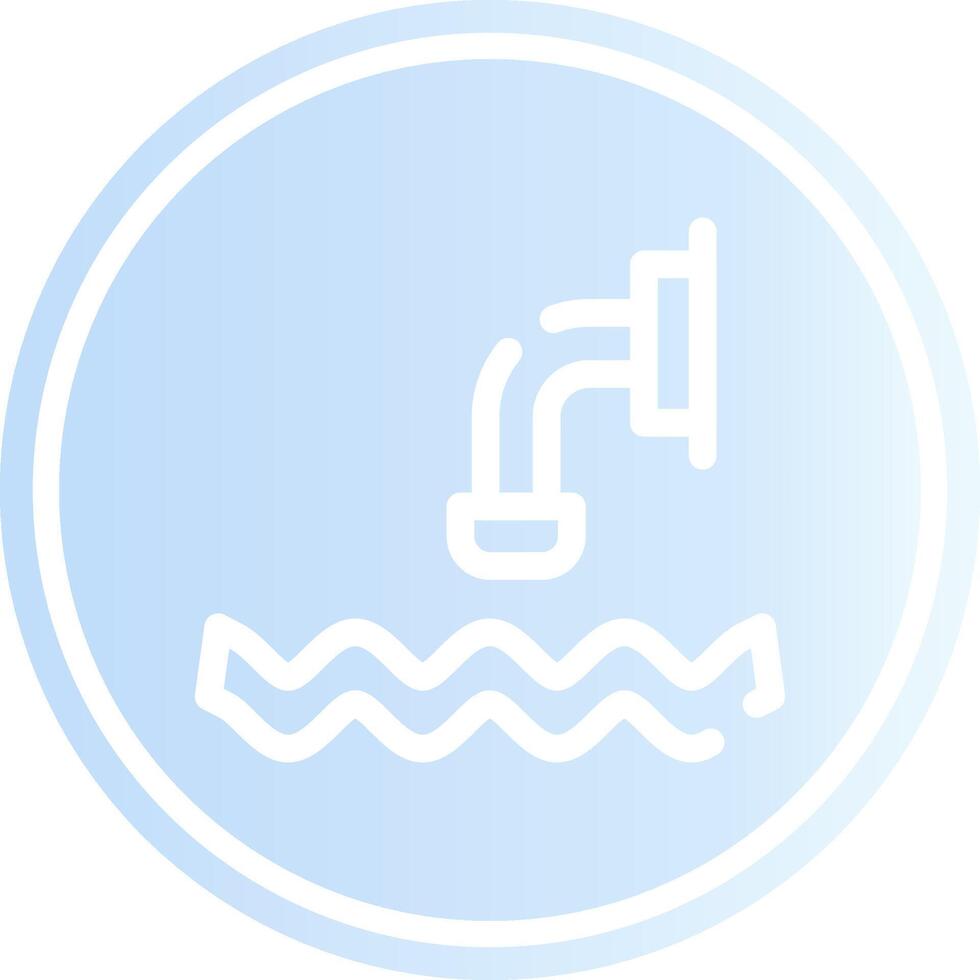 Waste Water Creative Icon Design vector