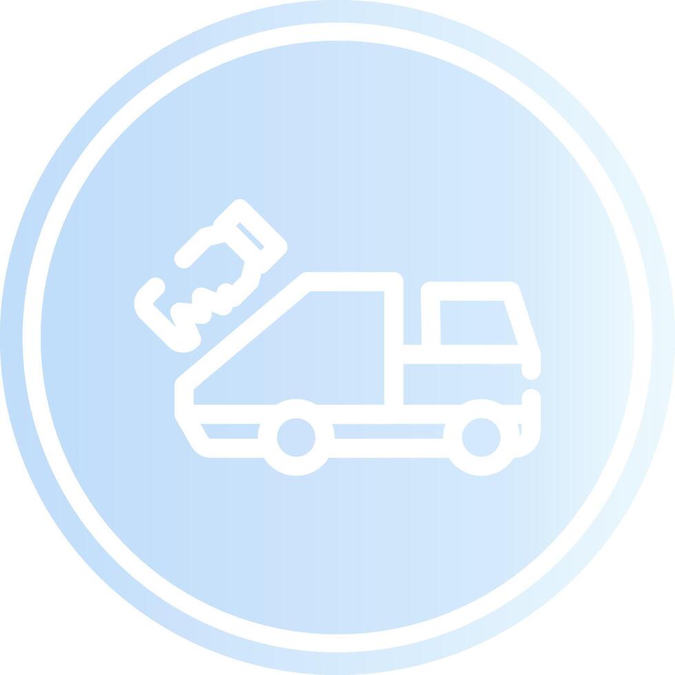 Garbage Truck Creative Icon Design vector