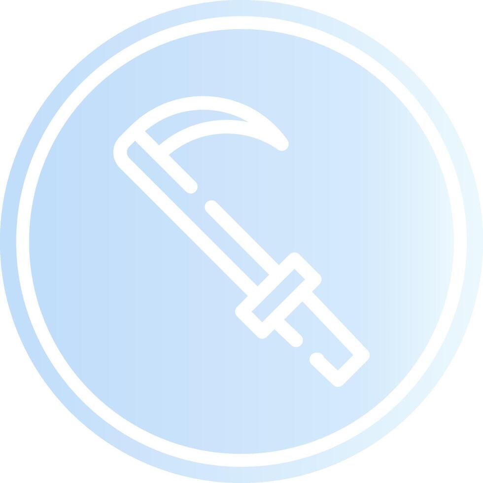 Scythe Creative Icon Design vector