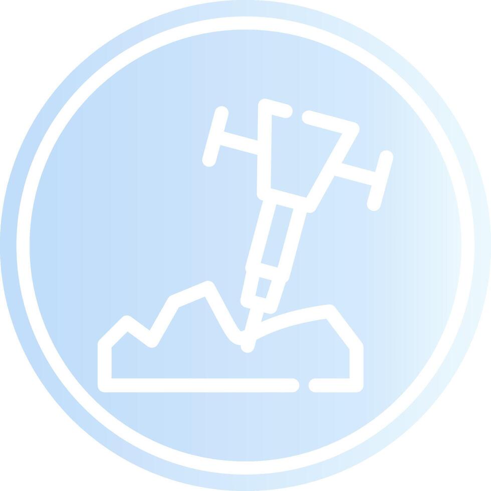 Drill Creative Icon Design vector