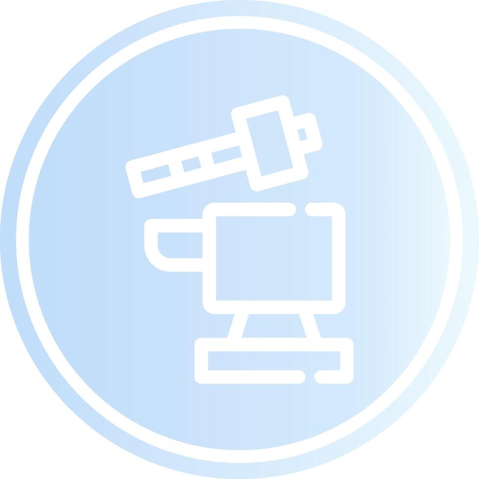 Hammer and anvil Creative Icon Design vector