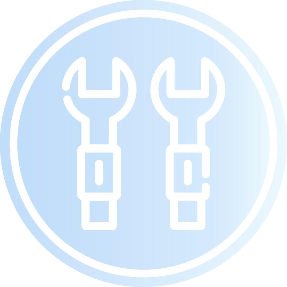 Key Mechanic Creative Icon Design vector